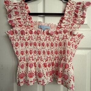 Hill House Cropped Paz Top Mermaid Collection